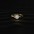 Solitaire Round Diamond Infinity Promise Ring