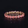 Pink Diamond Eternity Band