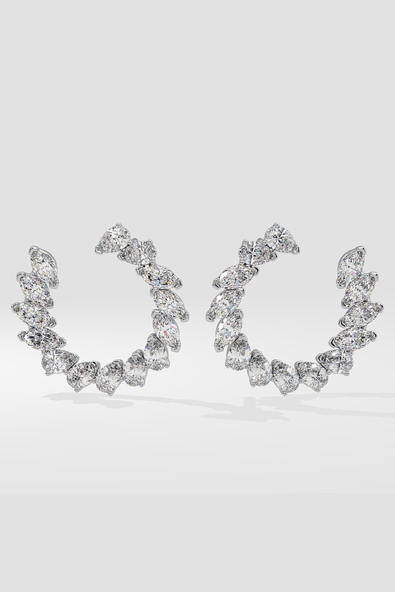 Shimmer Front Hoops