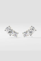 Oval Duo Studs