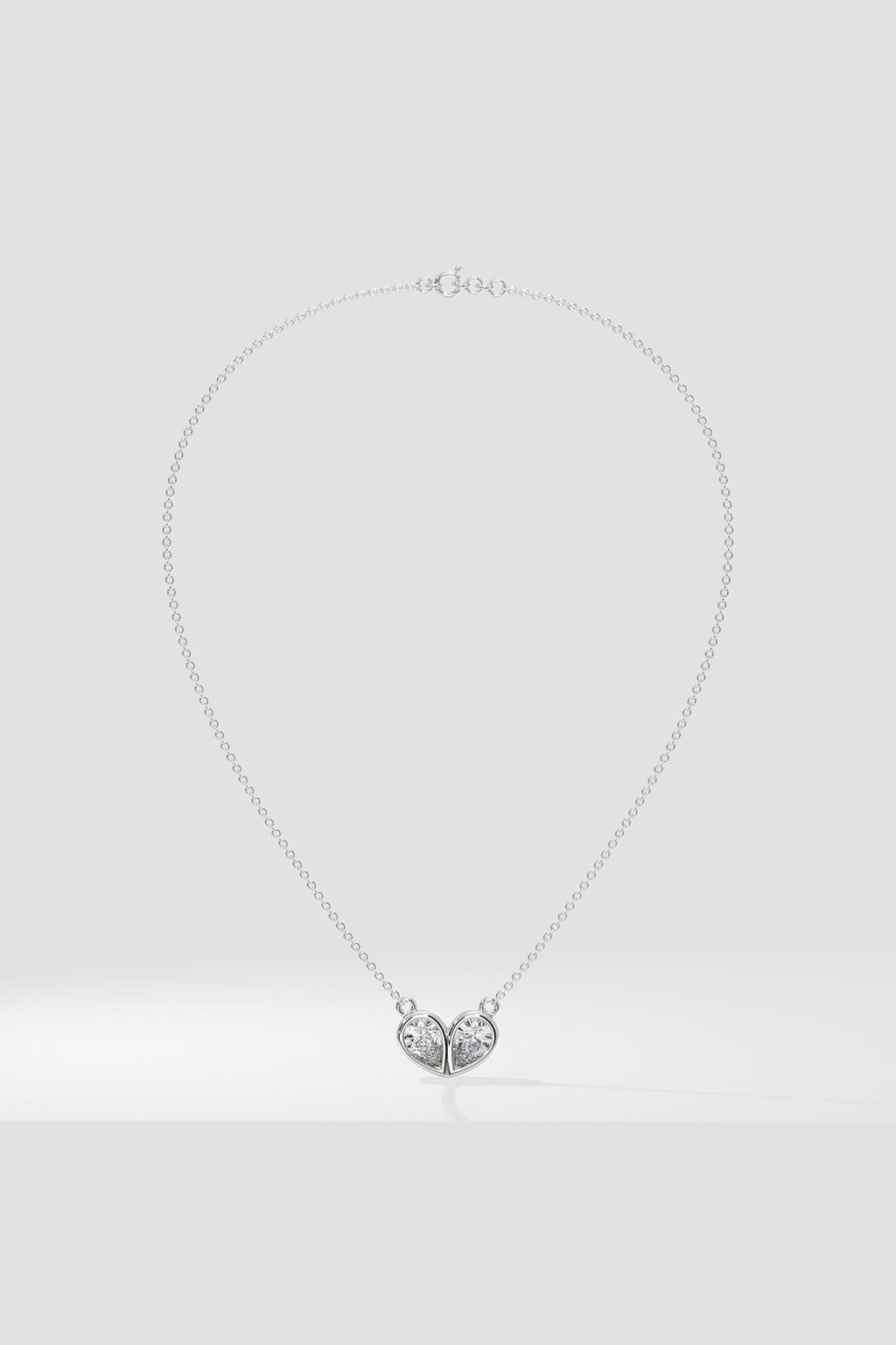 The Duo Heart Necklace