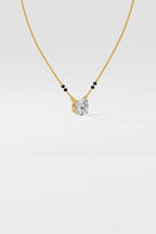 1 ct Solitaire Mangalsutra