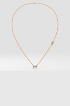 Accented Solitaire Necklace