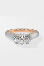 1.5 ct East-West Oval Solitaire Ring