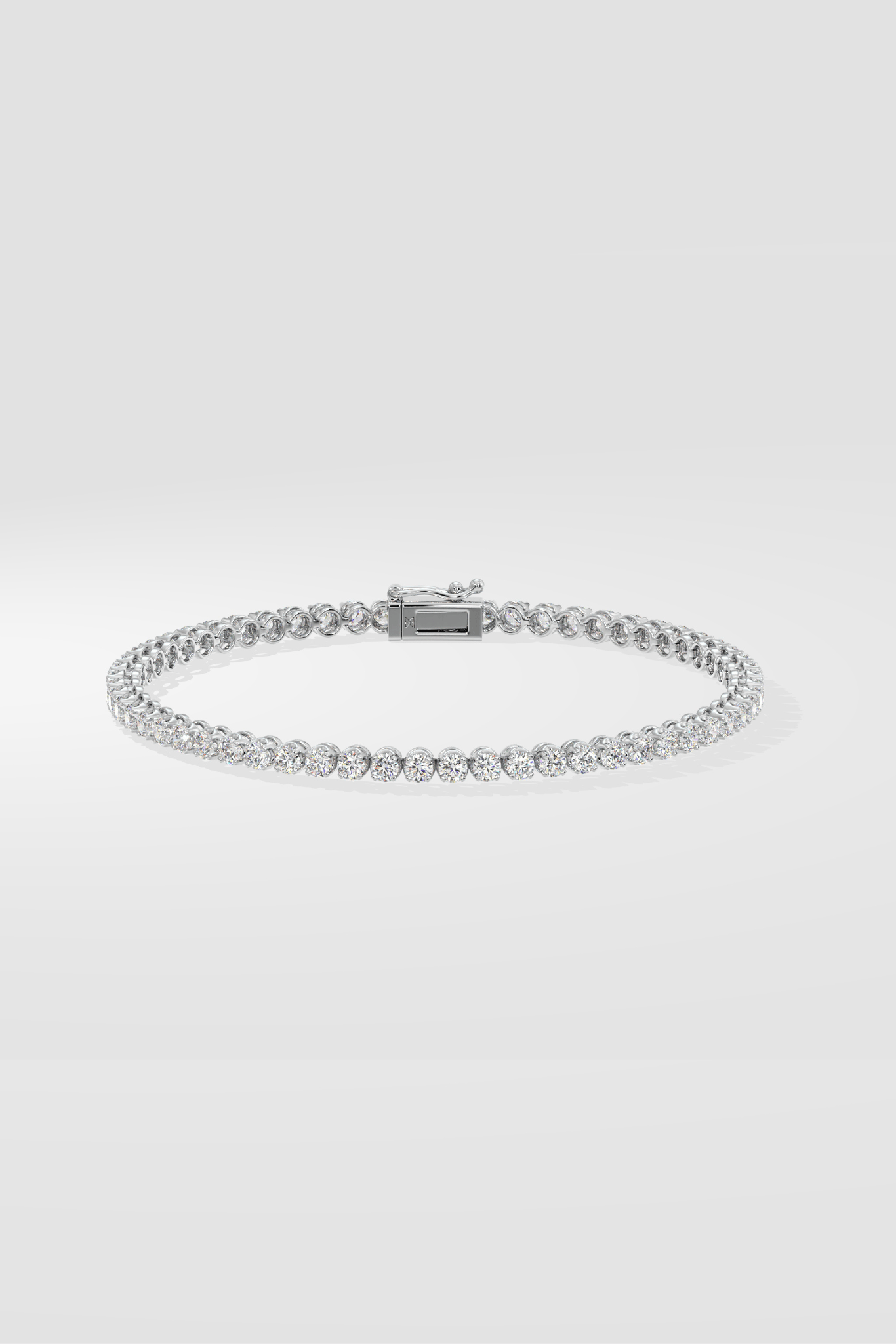 .05 Ct Crown Tennis Bracelet