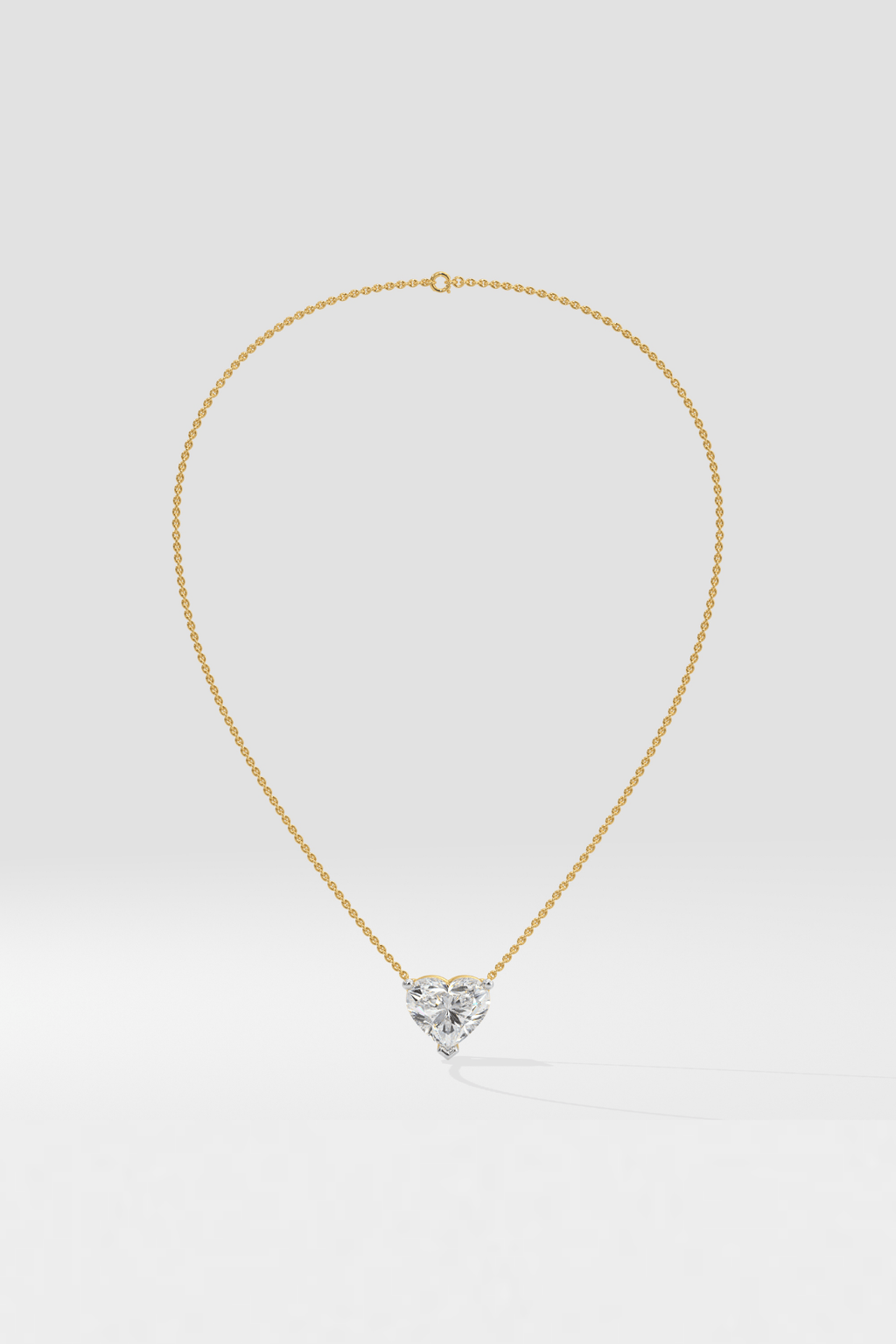 1 ct Heart Necklace