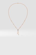 Solitaire Drop Necklace