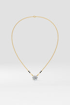1 ct Solitaire Mangalsutra