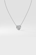 Solitaire Heart Necklace