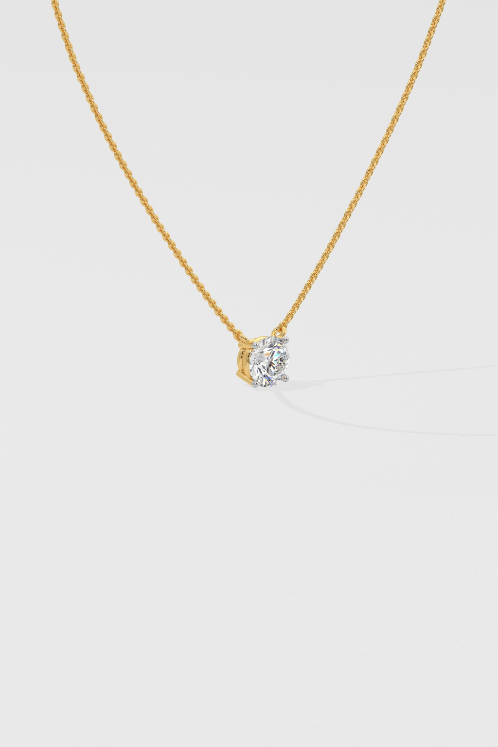 2 ct Solitaire Necklace