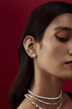 4 ct Conical Solitaire Studs