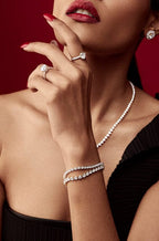 .15 Ct Crown Tennis Bracelet