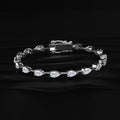 East West Pear Shaped Tennis Bracelet