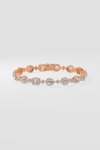 0.20 ct Medley Halo Bracelet