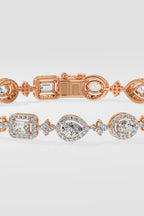 0.20 ct Medley Halo Bracelet