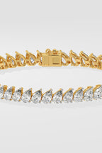 Pear Tennis Bracelet