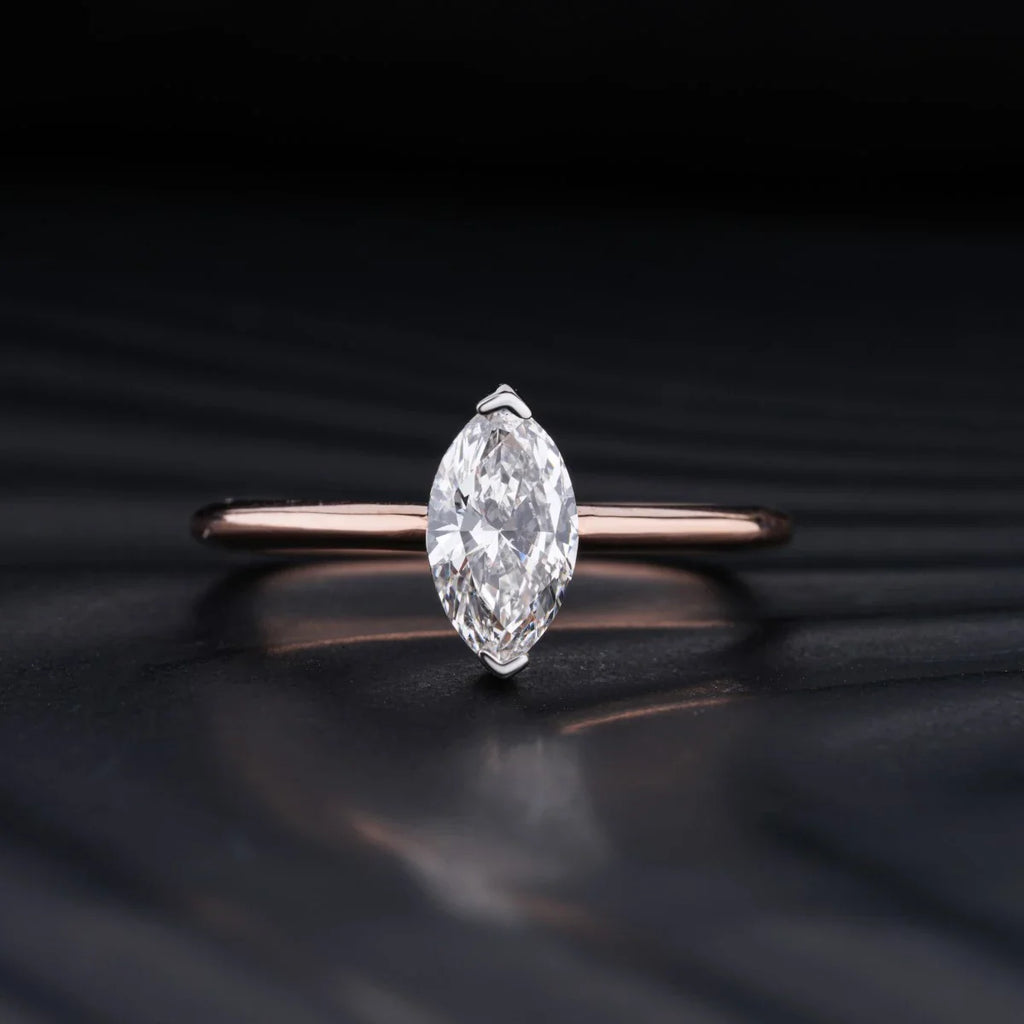 Marquise Solitaire Engagement Ring