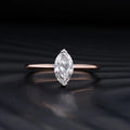 Marquise Solitaire Engagement Ring