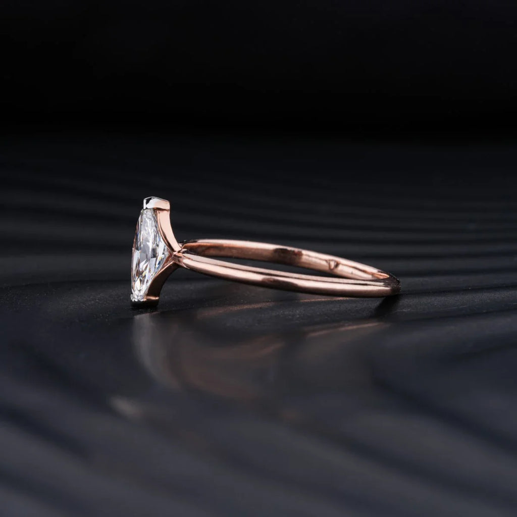 Marquise Solitaire Engagement Ring