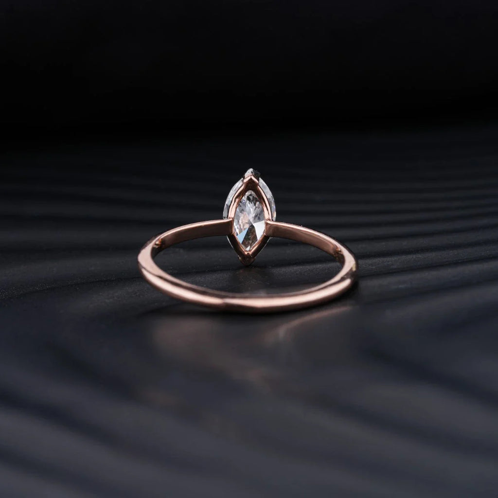 Marquise Solitaire Engagement Ring