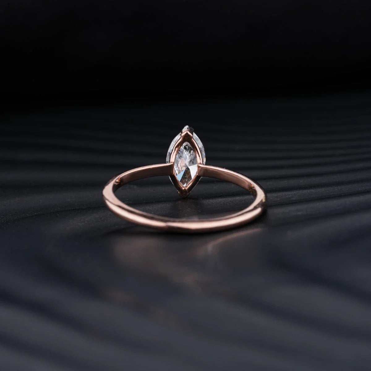 Marquise Solitaire Engagement Ring