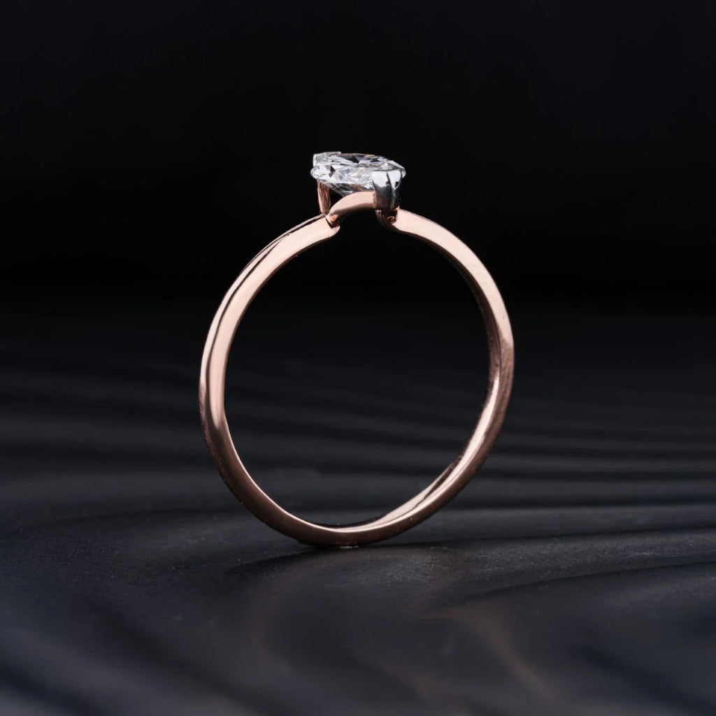Marquise Solitaire Engagement Ring
