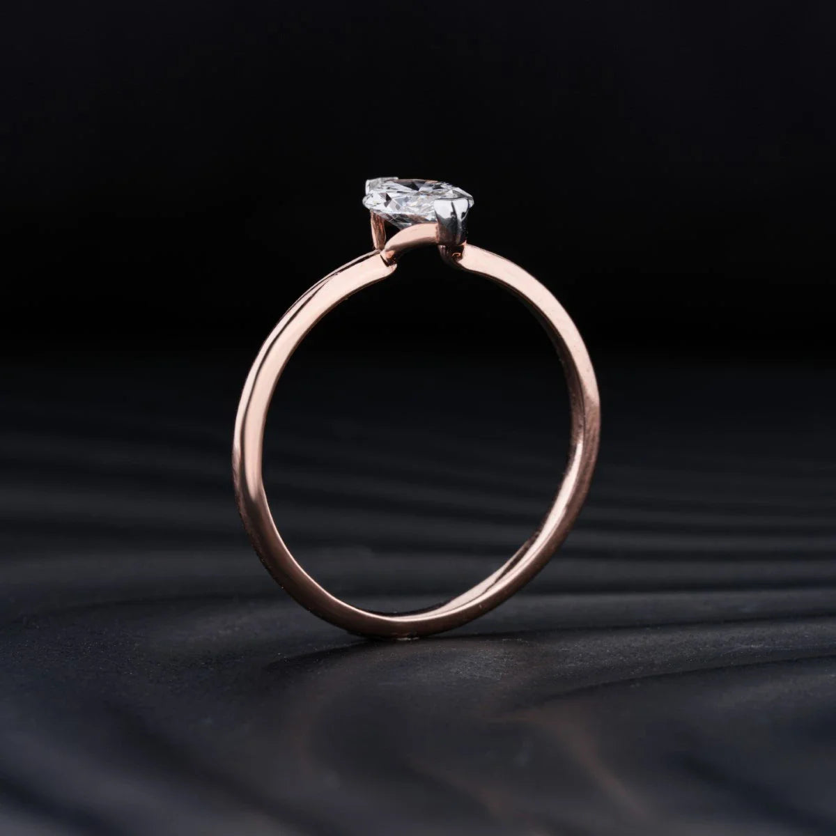 Marquise Solitaire Engagement Ring