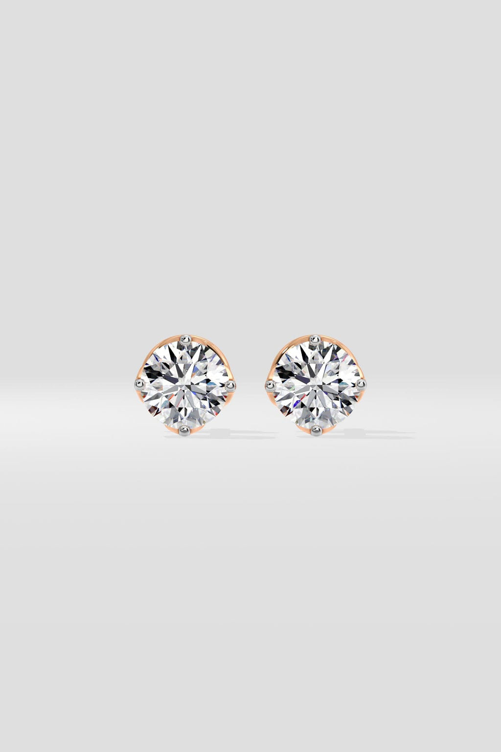 1 ct  Solitaire Studs