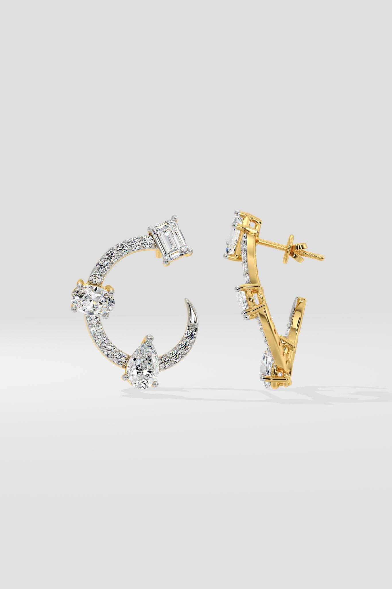 3 Stone C Hoops