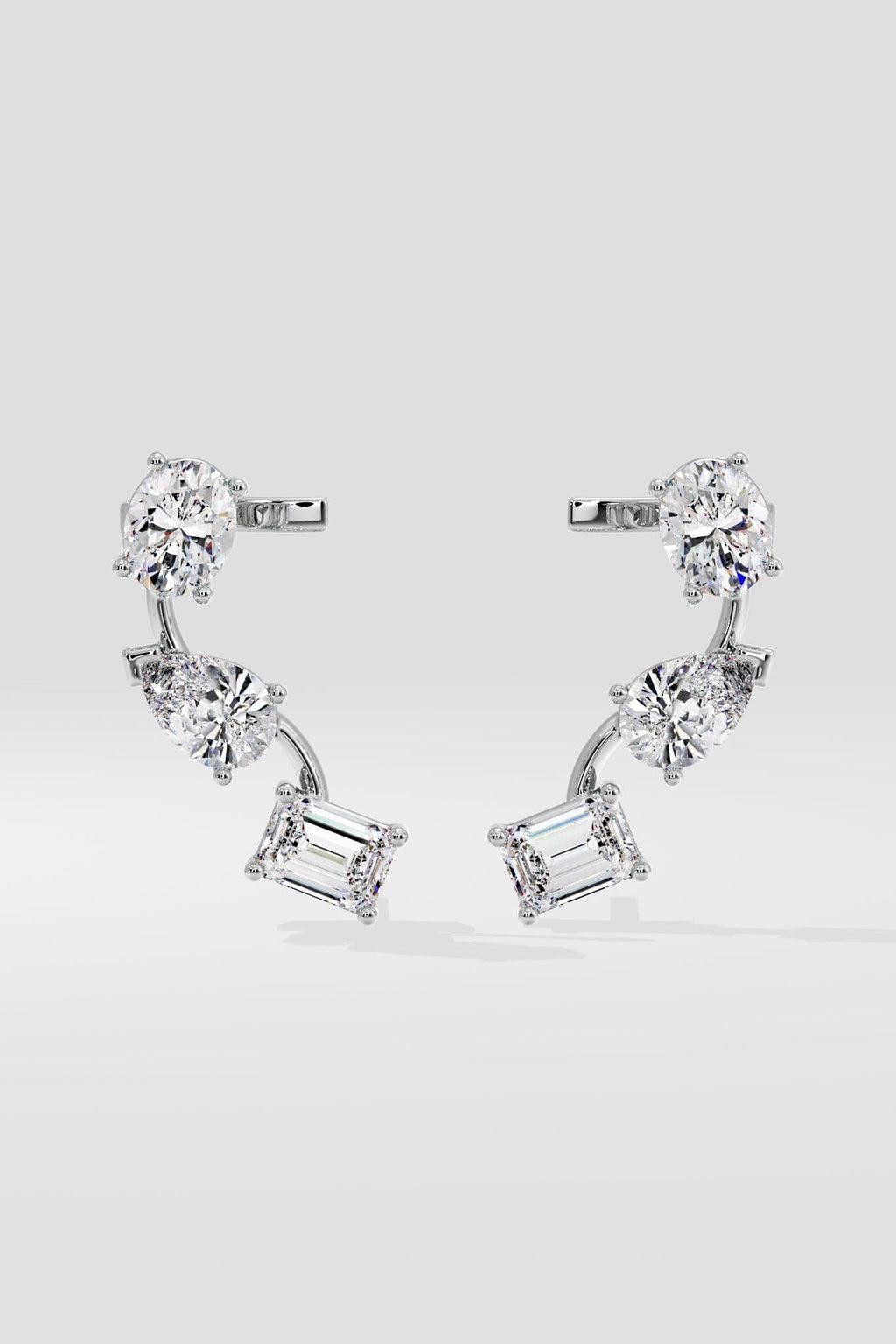 3 Stone Ear Cuffs