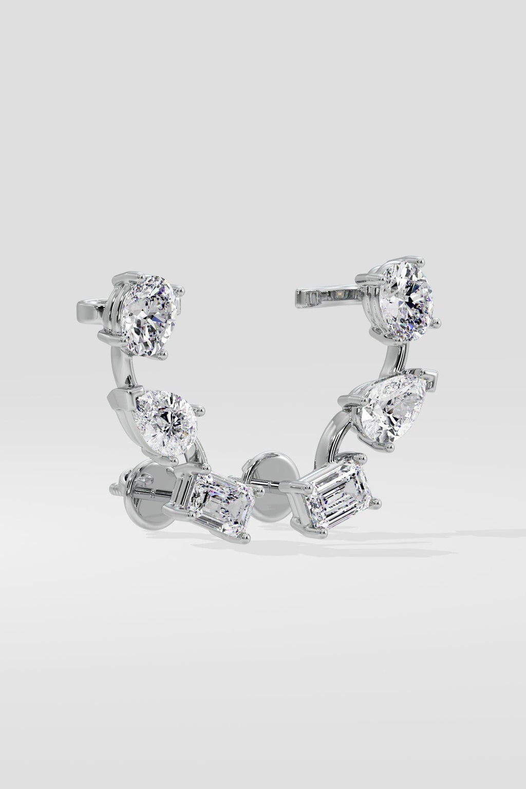 3 Stone Ear Cuffs