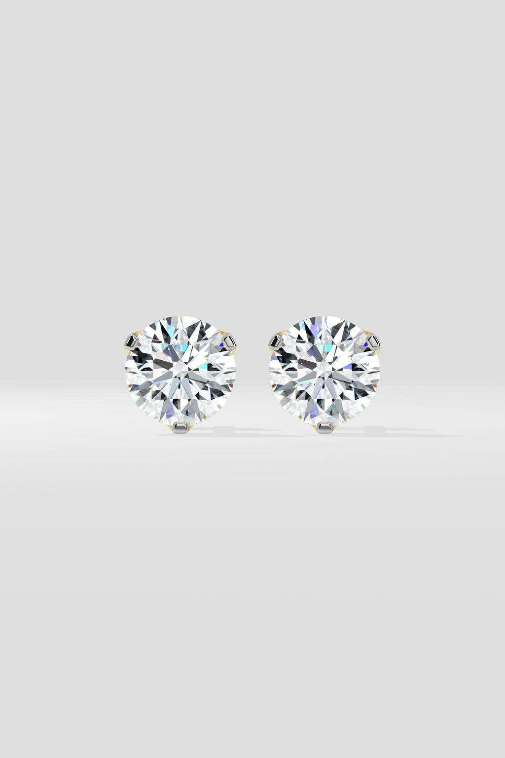 2 ct Solitaire Studs