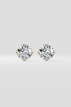 2.5 ct Solitaire Studs