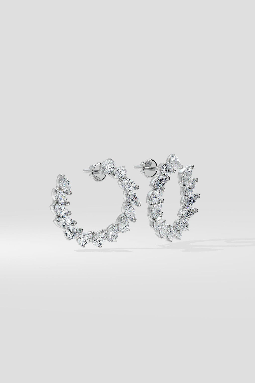 Shimmer Front Hoops
