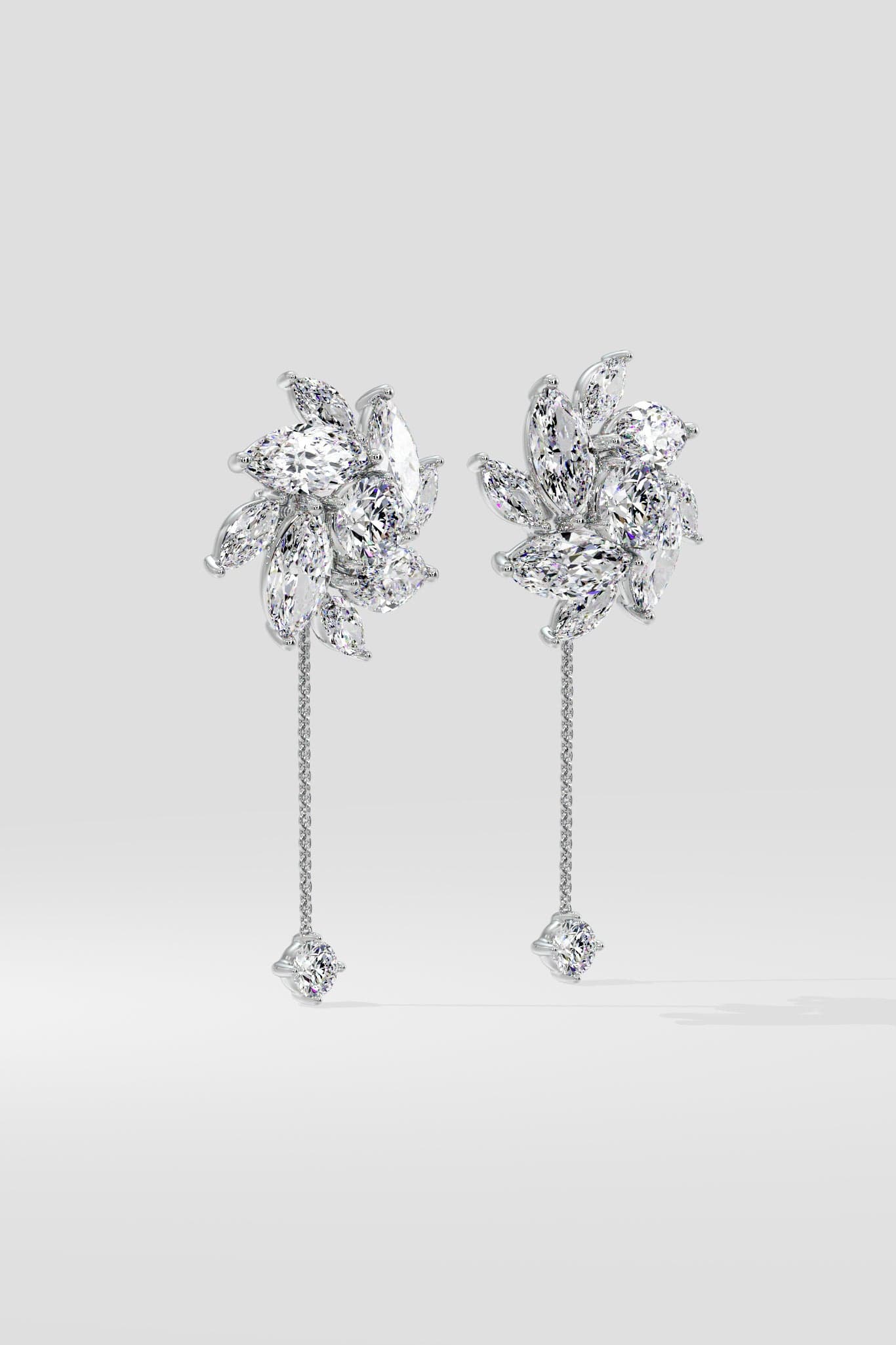 Fire Spiral Drop Danglers