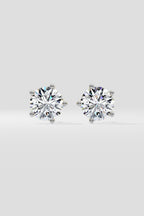 3 ct Solitaire Classic Studs