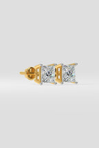 2 ct Princess Studs