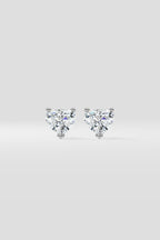 1.5 ct Classic Heart Studs