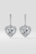 Halo Heart Danglers