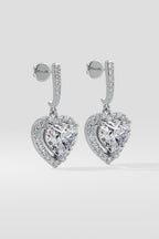 Halo Heart Danglers