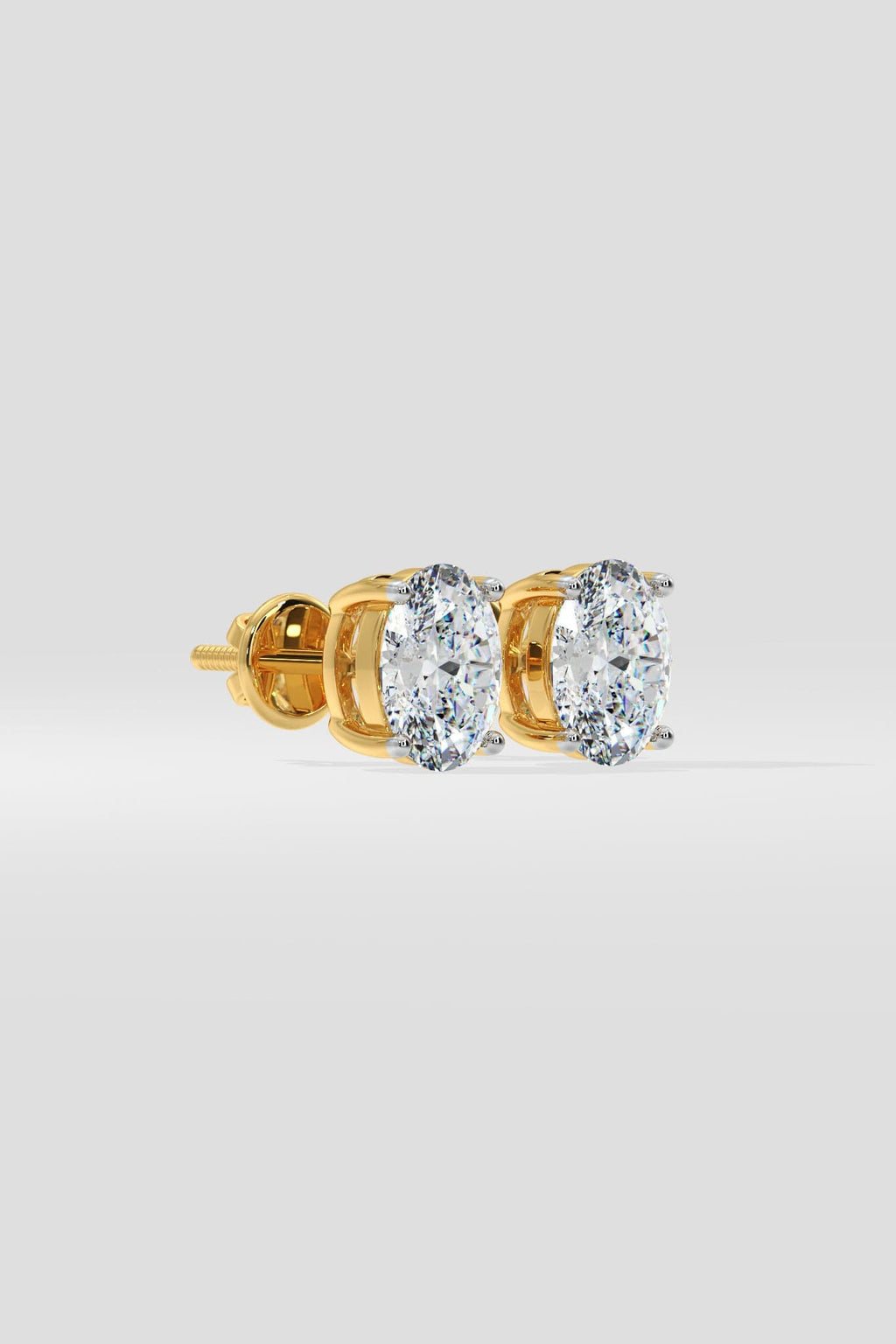 2 ct Oval studs