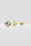 1 ct Bezel Studs