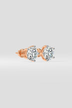 2 ct Solitaire Studs