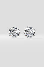 4 ct Solitaire Studs