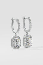 2 ct Radiant Danglers