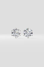 2 ct Solitaire Studs