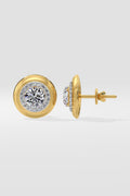 1 ct Gold Rim Studs