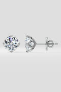 5 ct Lotus Solitaire Studs