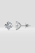 3 ct Conical Solitaire Studs