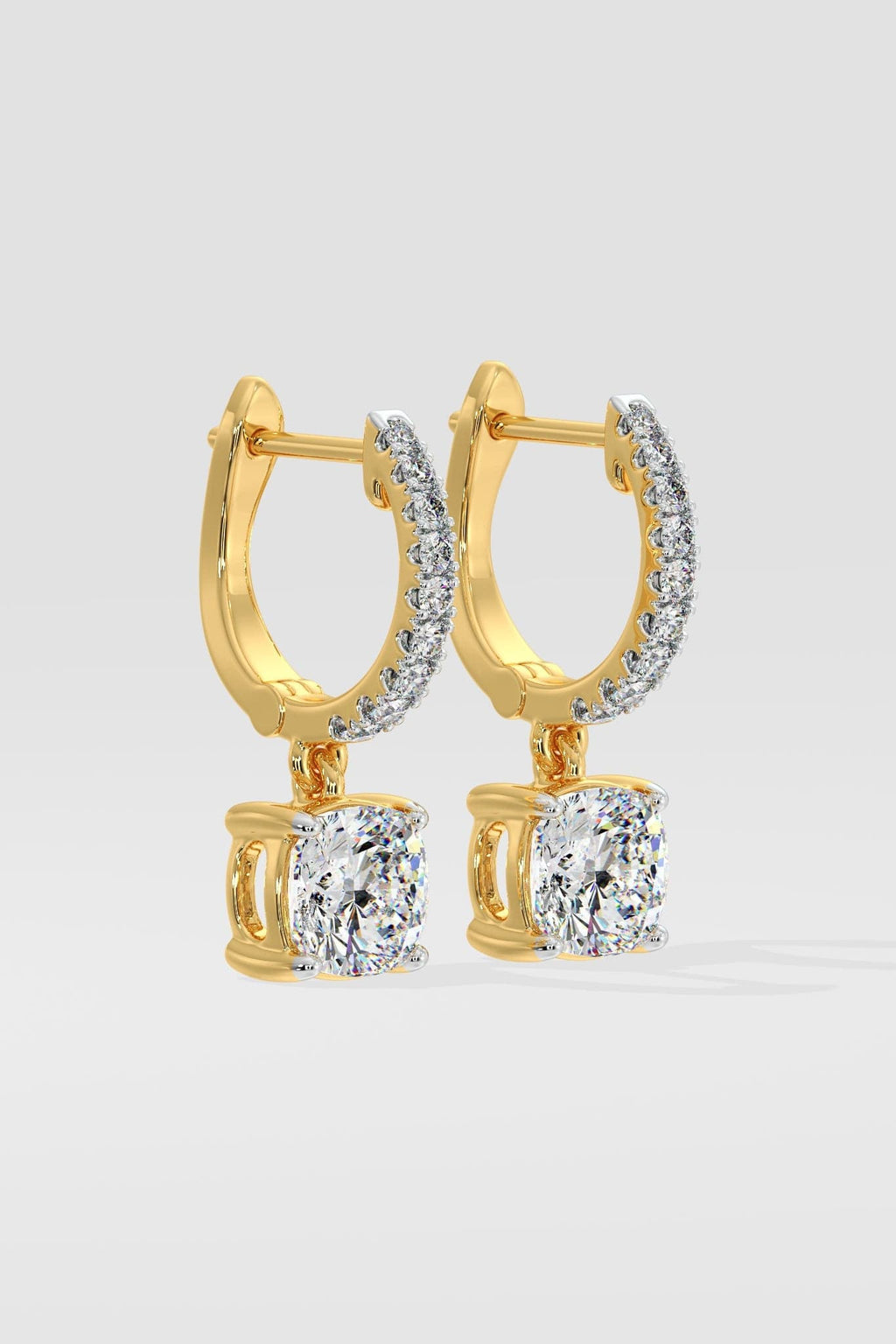 2 ct Cushion Danglers